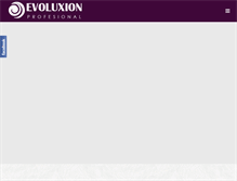 Tablet Screenshot of evoluxionprofesional.com
